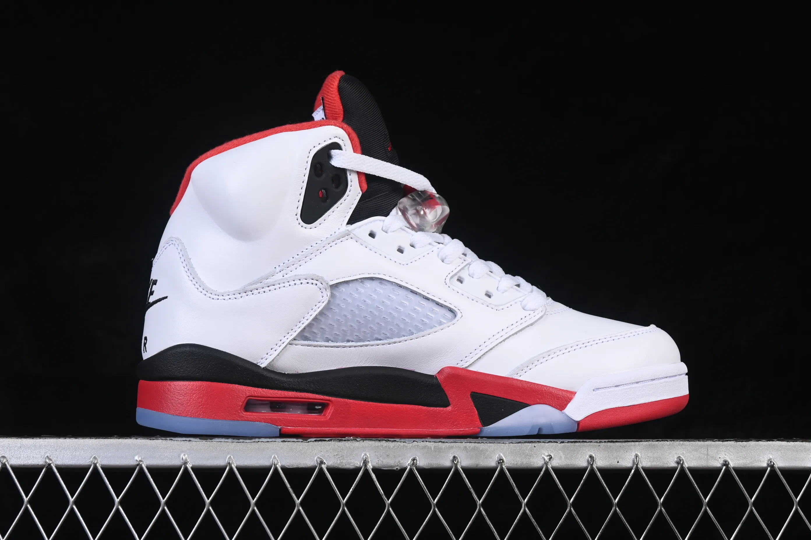 All categories Air Jordan Jordan series basketball shoes Air Jordan 5 TG version Air Jordan 5 Retro "Fire Red Black Tongue" AJ5 Joe 5 Rukawa Maple Flame Red first layer basketball shoes HQ7978-101